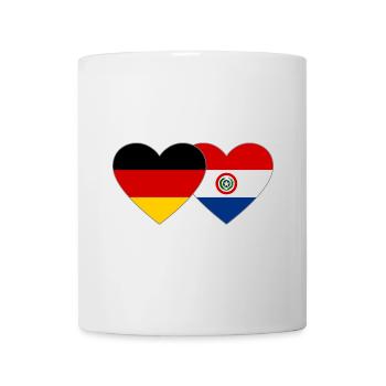 Germany Paraguay Heart Flag - Mug - white - Front