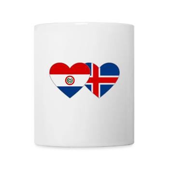 Paraguay Island Heart Flag - Mug - white - Front
