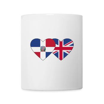 Dominican Republic England Flag - Mug - white - Front