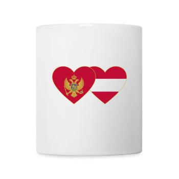 Montanegro Austria flag - Mug - white - Front
