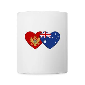 Montenegro Australia Flag - Mug - white - Front