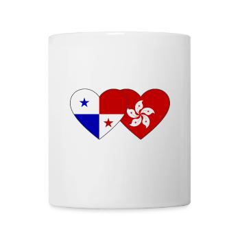 Panama Hong Kong Flagge - Tasse - Weiß - Vorne