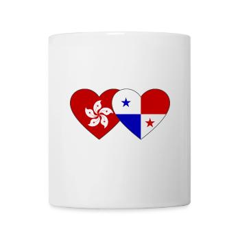 Hong Kong Panama Flagge - Tasse - Weiß - Vorne