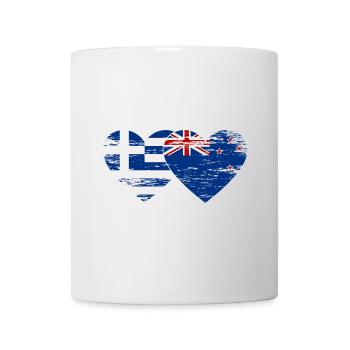 Grèce Drapeau néo-zélandais utilisé - Mug blanc - blanc - Devant