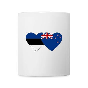 Estonie Drapeau néo-zélandais utilisé - Mug blanc - blanc - Devant
