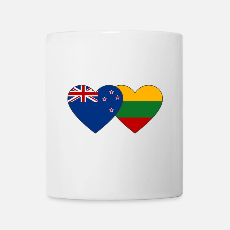 Neuseeland Litauen Flagge - Tasse - Weiß