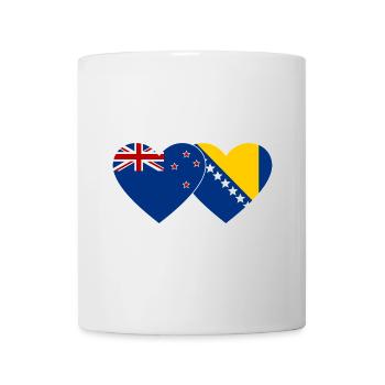 Drapeau de la Bosnie-Zélande - Mug blanc - blanc - Devant