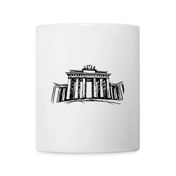 Berlin Brandenburg Gate – symbolic - Mug - white - Front