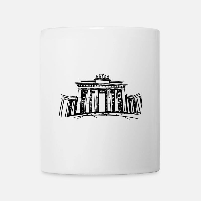 Berlin Brandenburger Tor – Symbolträchtiges - Tasse - Weiß