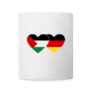 Drapeau de la Palestine Allemagne - Mug blanc - blanc - Devant