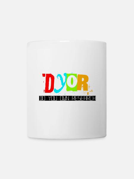 dyor v1 black - Tasse - Weiß