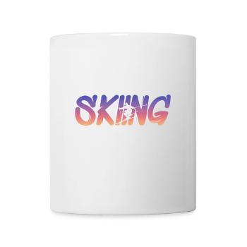 skiing ski ski fahren - Tasse - Weiß - Vorne