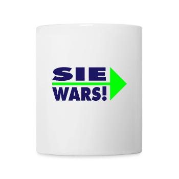 Sie wars! Partner- oder Partyshirt - Tasse - Weiß - Vorne