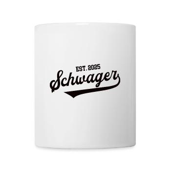 Schwager 2025 Heirat Hochzeit Schwäger Bruder - Tasse - Weiß - Vorne