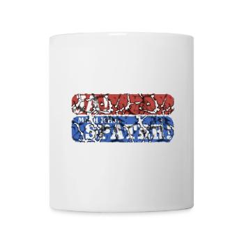 mach ich später rot blau - Tasse - Weiß - Vorne