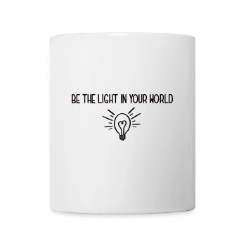 Be The Light Bibel Vers Christen Glaube Kirche - Tasse - Weiß - Vorne