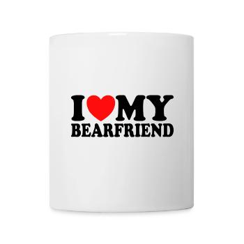 J'Aime Mon Petit Ami Ours - Mug blanc - blanc - Devant