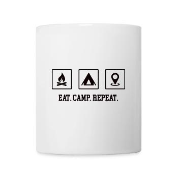 Zelt Camping Outfit Zelter Camp Urlaub Zelten - Tasse - Weiß - Vorne