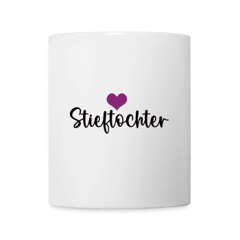 Stieftochter Stiefkind Bonustochter Tochter Kind - Tasse - Weiß - Vorne