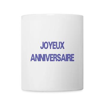 ALLES GUTE ZUM GEBURTSTAG. ALLES GUTE ZUM GEBURTSTAG. JAHRESTAG. - Tasse - Weiß - Vorne