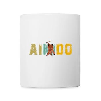Aikido - Tasse - Weiß - Vorne