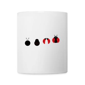 Meca cox - beauté animale coccinelle construction - Mug blanc - blanc - Devant