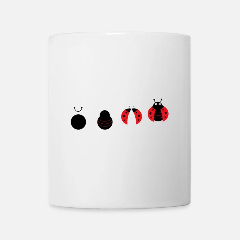 Meca Cox - Animal Beauty Ladybug Construction - Mug - white