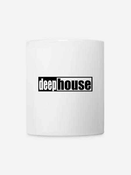 Techno - House - Deep House - Mug blanc - blanc