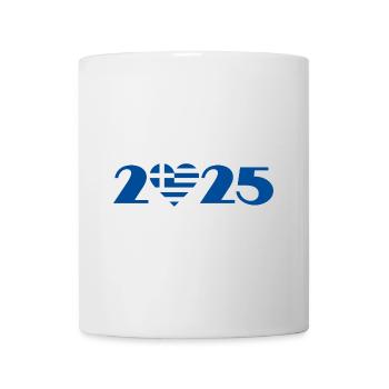 J’aime la Grèce 2025, vacances en Grèce - Mug blanc - blanc - Devant