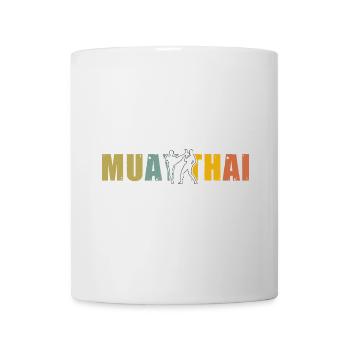 Muay Thaï - Mug blanc - blanc - Devant