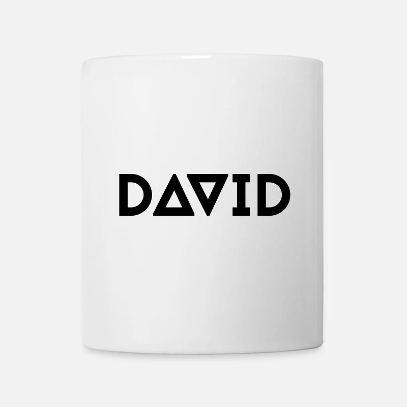 First name David - Mug - white