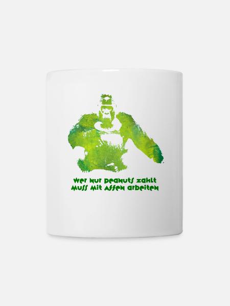 who pays only peanuts ... - Mug - white