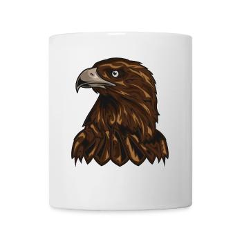 Steinadler T-Shirt jetzt NEU auf Gesichtsmaske - Tasse - Weiß - Vorne