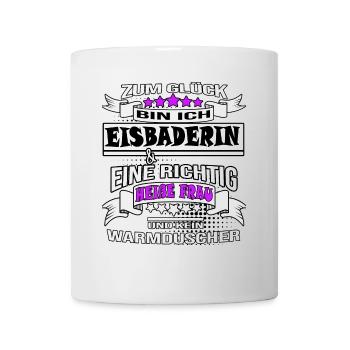 eisbaderin winterbaderi kälteresistent icebathgirl - Tasse - Weiß - Vorne