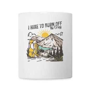 Je marche pour brûler le fou - Mug blanc - blanc - Devant