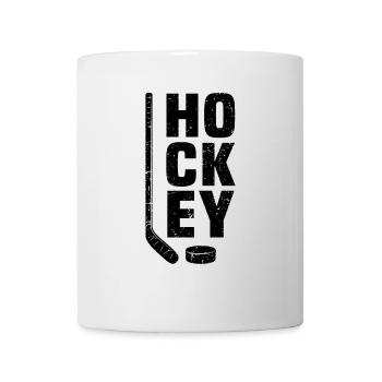 hockey sur glace joueur de hockey sur glace t-shirt hockey - Mug blanc - blanc - Devant