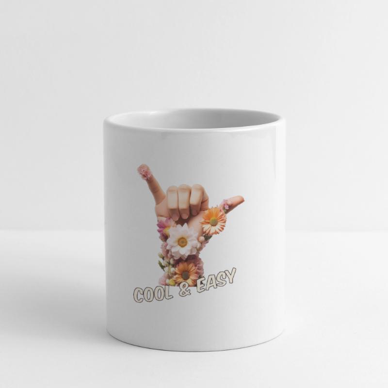 Cool et facile - Restez simplement détendu Mug blanc