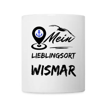 Wismar my favorite place-Hanseatic city of Wismar-Möwe - Mug - white - Front