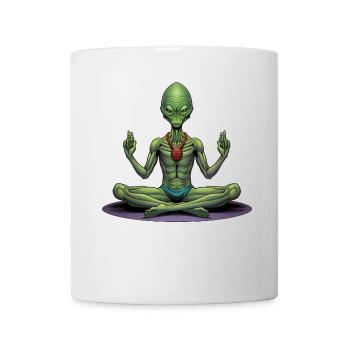 Alien Yogi - Mug - white - Front