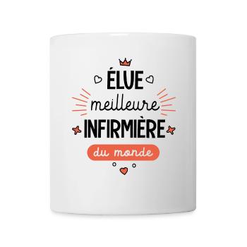 Meilleure Infirmière du monde Mug infirmière - Mug blanc - blanc - Devant