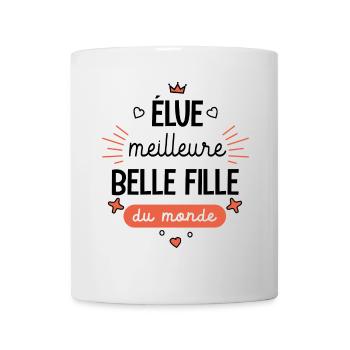 Meilleure belle-fille du monde Mug belle fille - Mug blanc - blanc - Devant