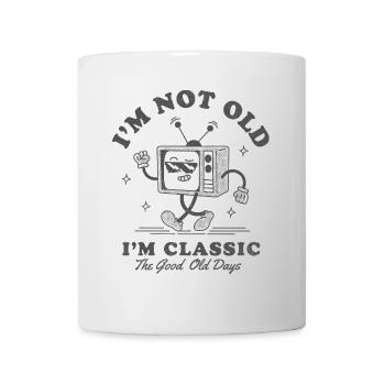 Pas vieux, juste classique - Mug blanc - blanc - Devant