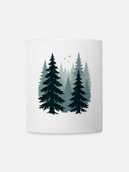 Misty Pines - Mug - white