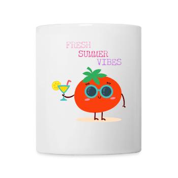 Cocktail Tomato - Fresh Summer Vibes - Gift - Mug - white - Front