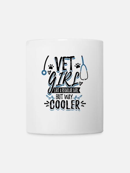 Vétérinaire - Dicton pour l’assistant vétérinaire - Mug blanc - blanc