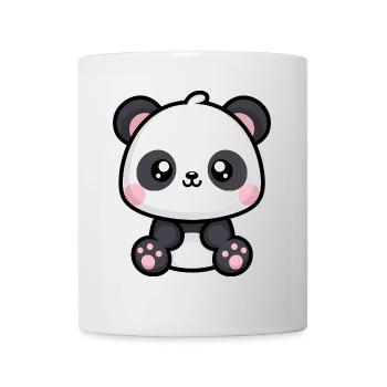 Kawaii Panda Mignon Amoureux des animaux - Mug blanc - blanc - Devant