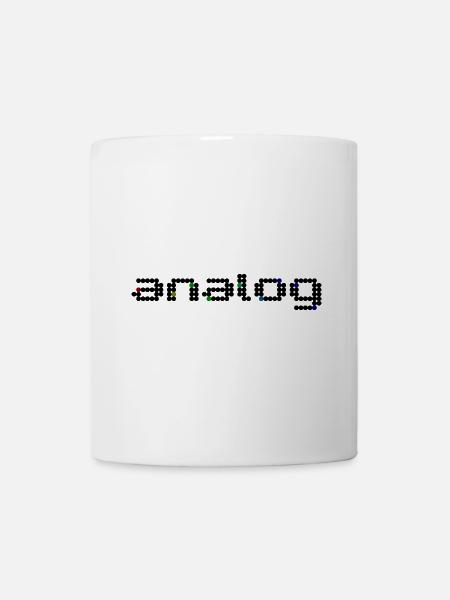 analog 2 black - Tasse - Weiß