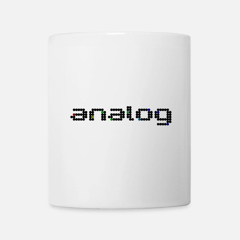 analog 2 black - Tasse - Weiß