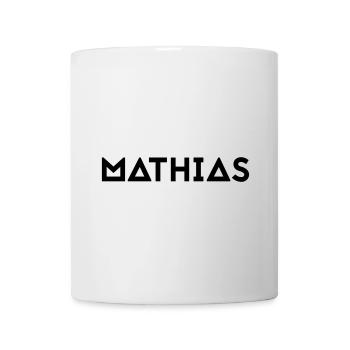 Vorname Mathias - Tasse - Weiß - Vorne