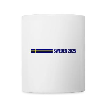Suède 2025 - Mug blanc - blanc - Devant